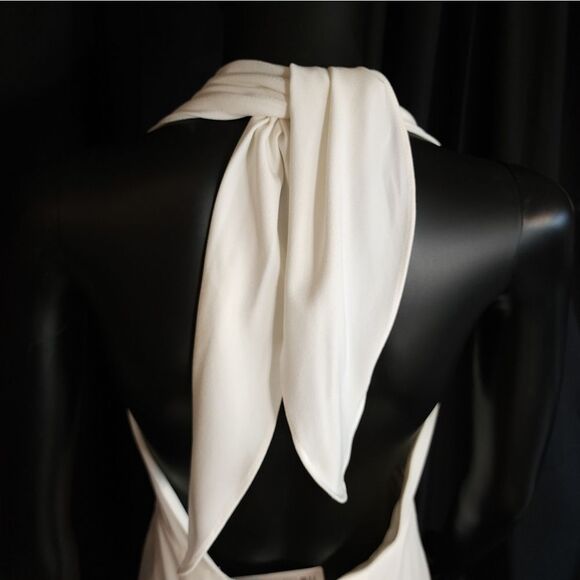 HALSTON Halter Jumpsuit NWT - Picture 11 of 14